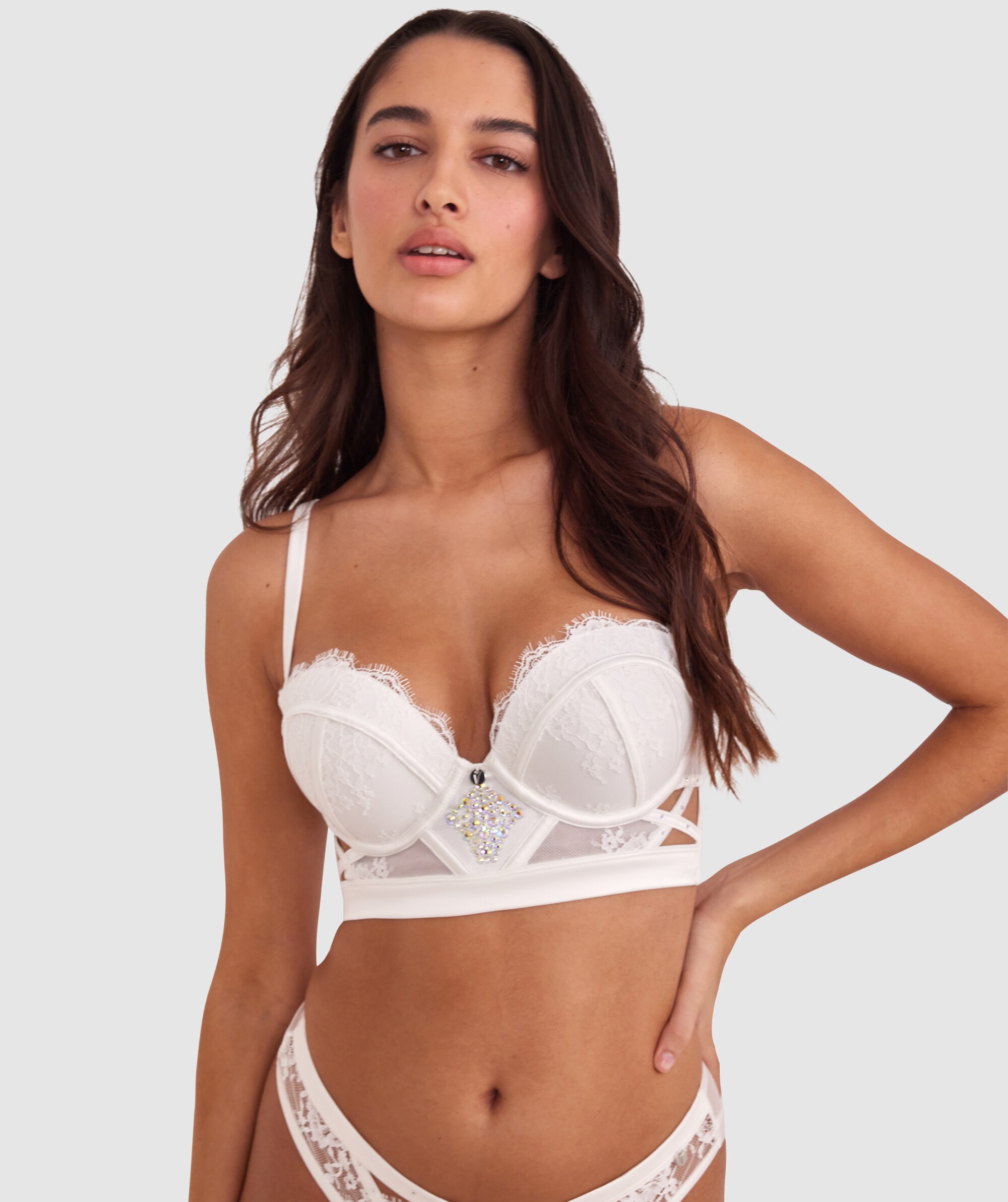 Vamp Dream Believer Strapless Push Up Bra - Ivory