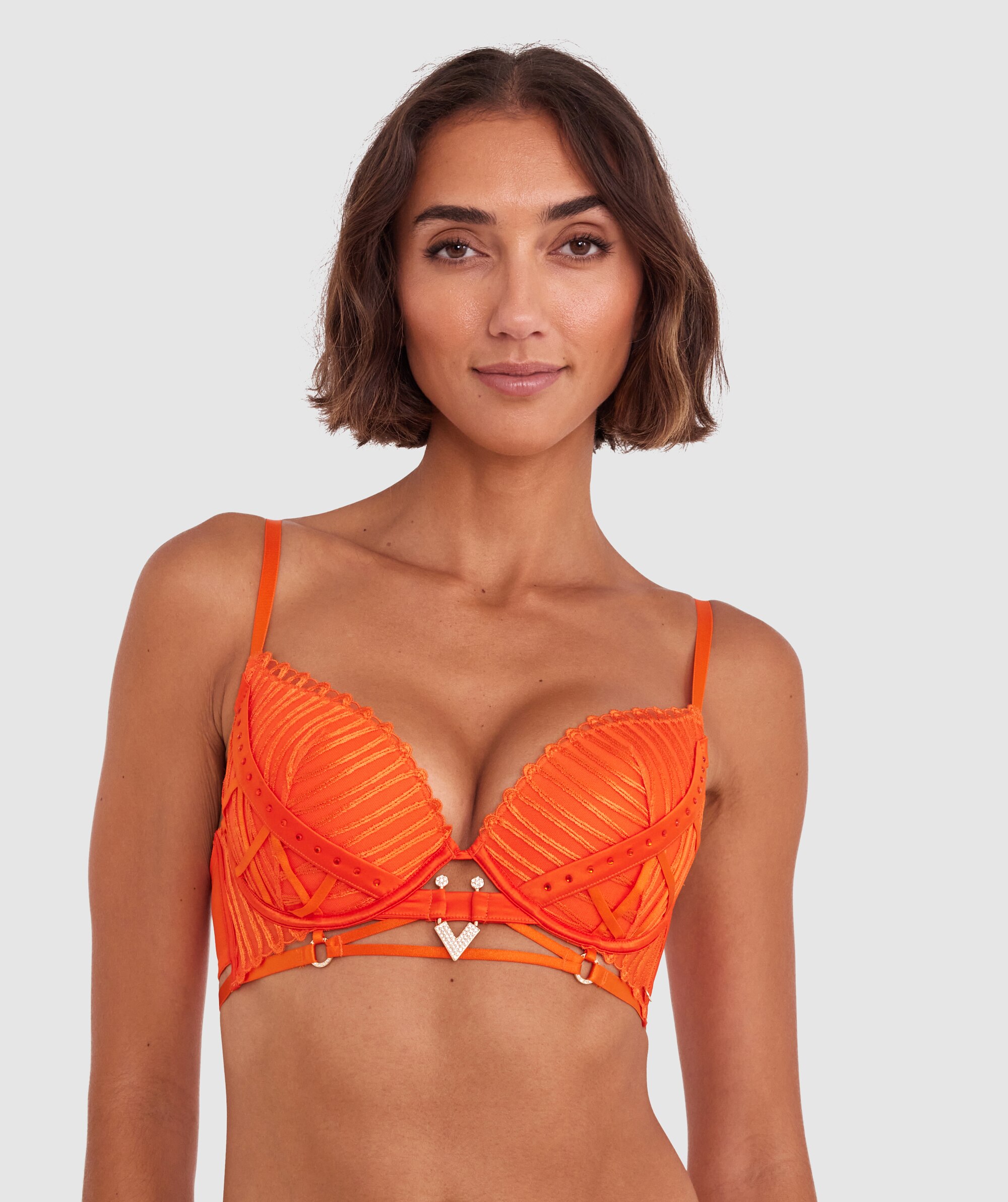 VERSIONOFYOU NEW Tank Bra Top M/ORANGE新品 VOSERY Sports Bras for Women High Support - orange Athletic