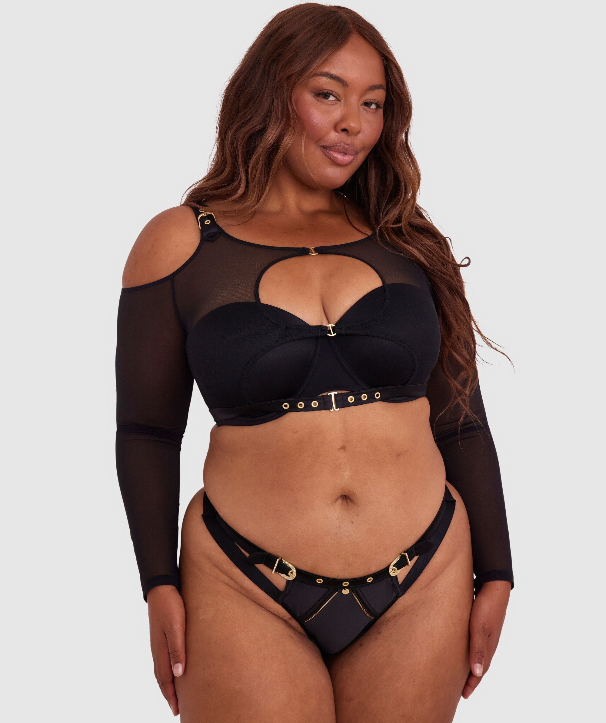 Vamp Relentless Brazilian Knicker - Black