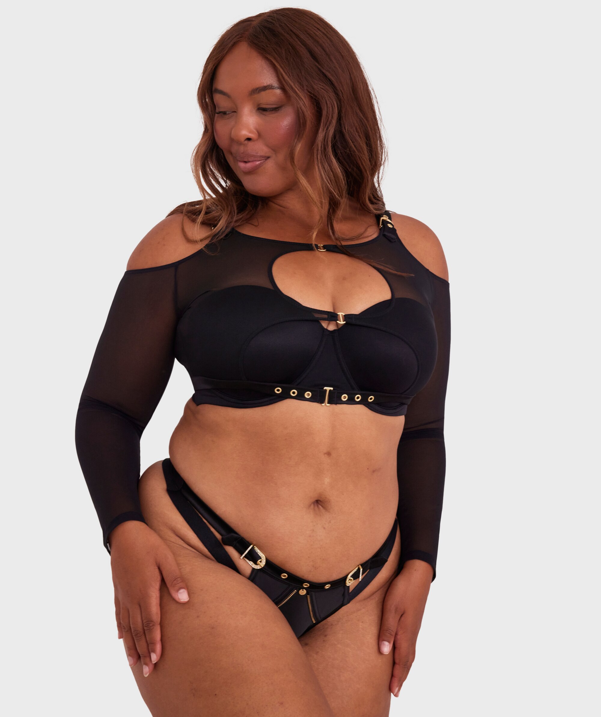 Vamp Relentless Brazilian Knicker - Black