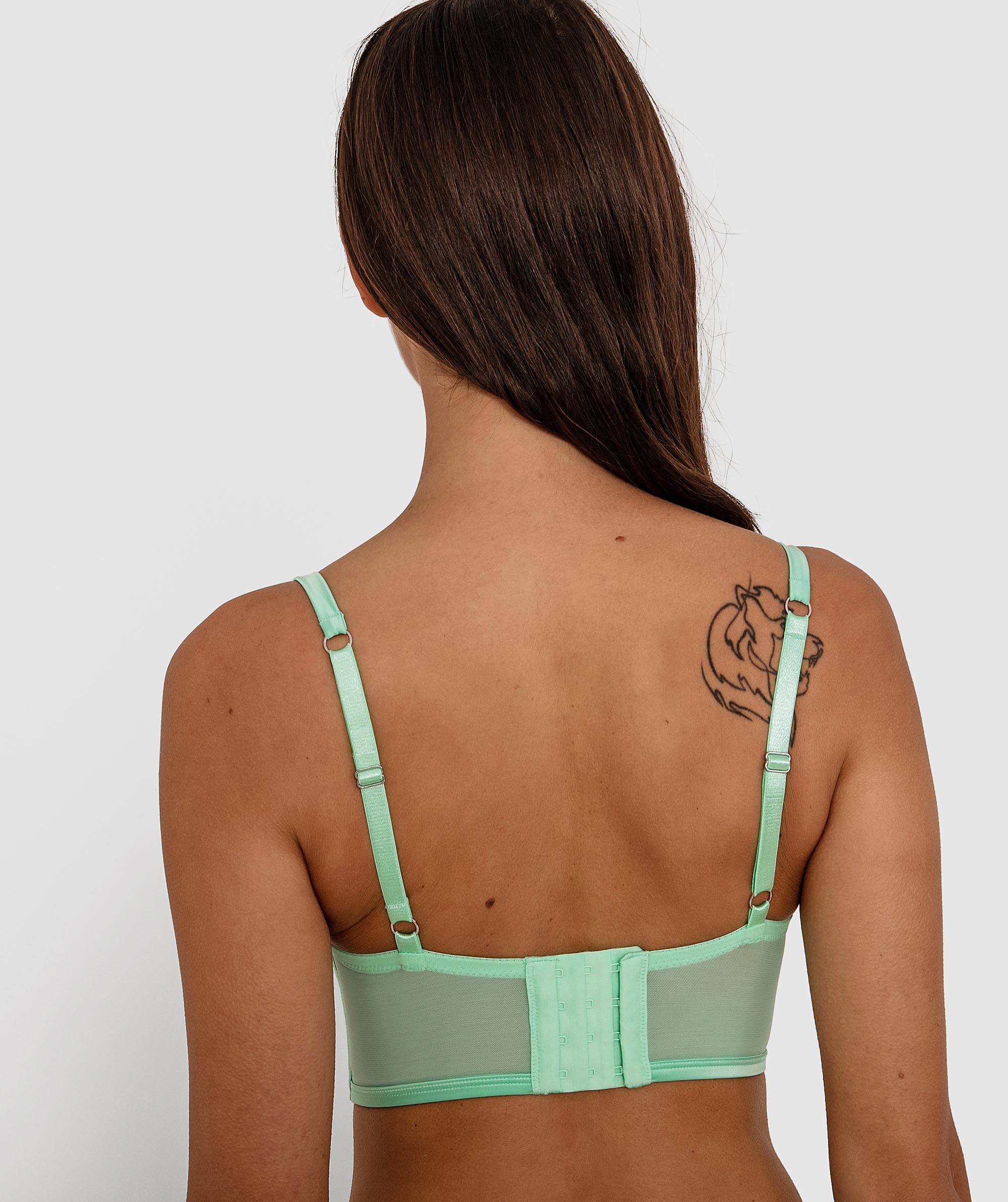 Vamp Seduce Double Push Up Bra - Mint Green