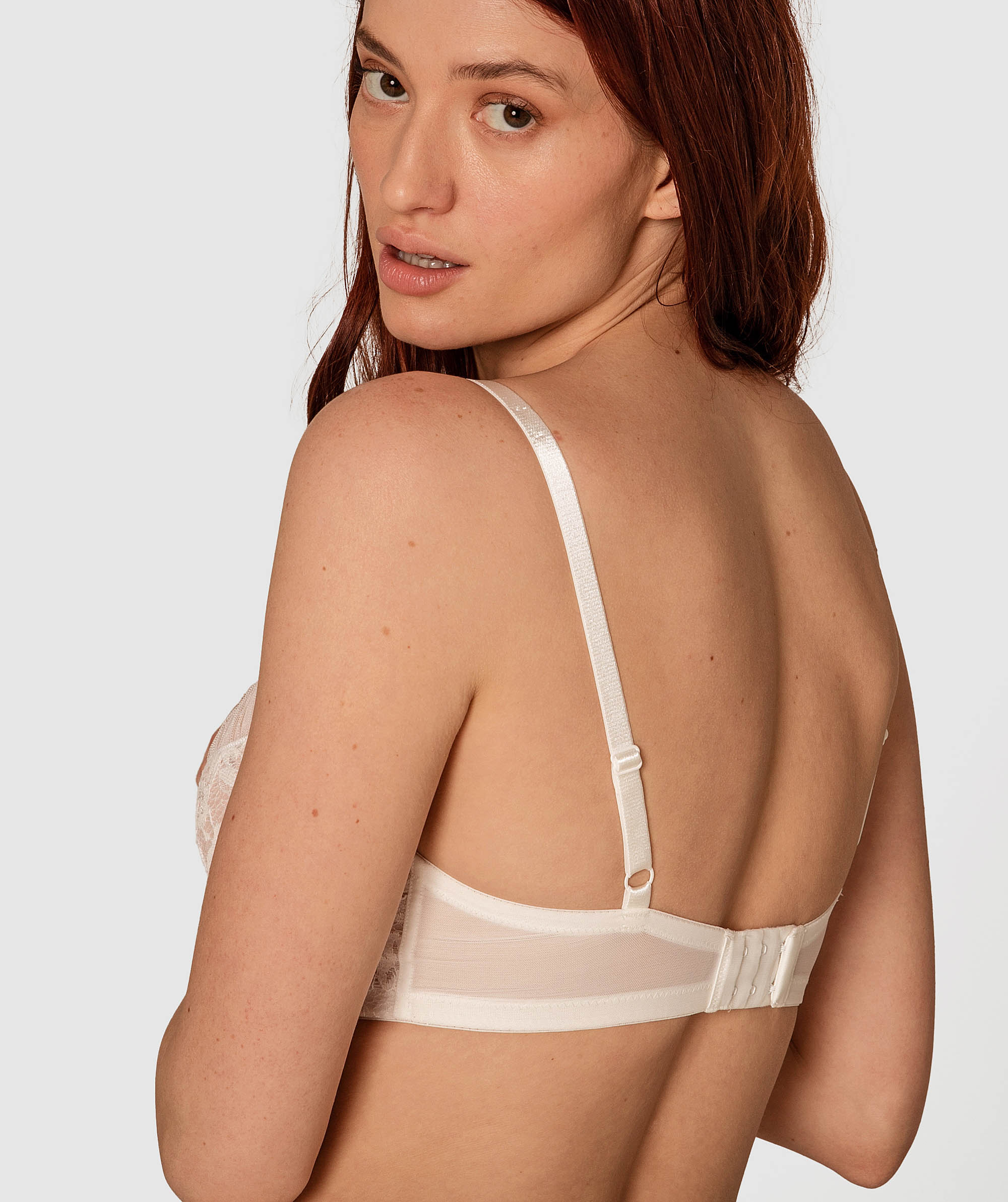 Vera Balconette Push Up Bra - Ivory