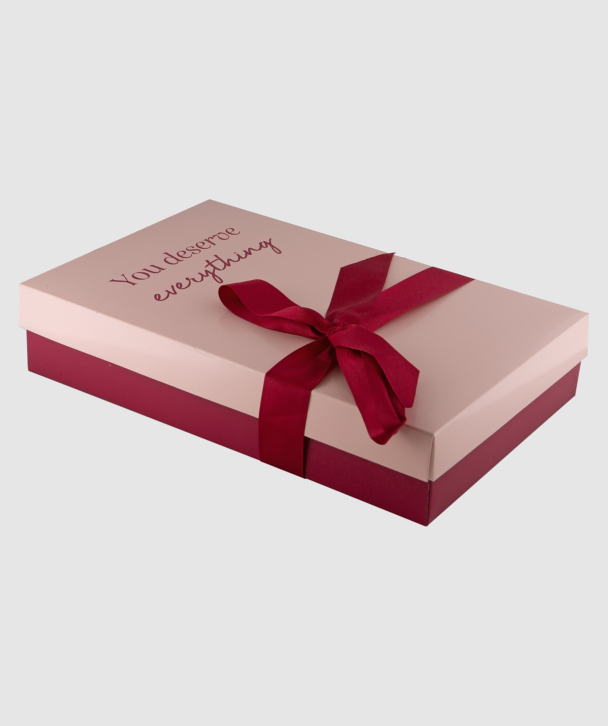 You Deserve Everything Medium Gift Box - Pink/Nude