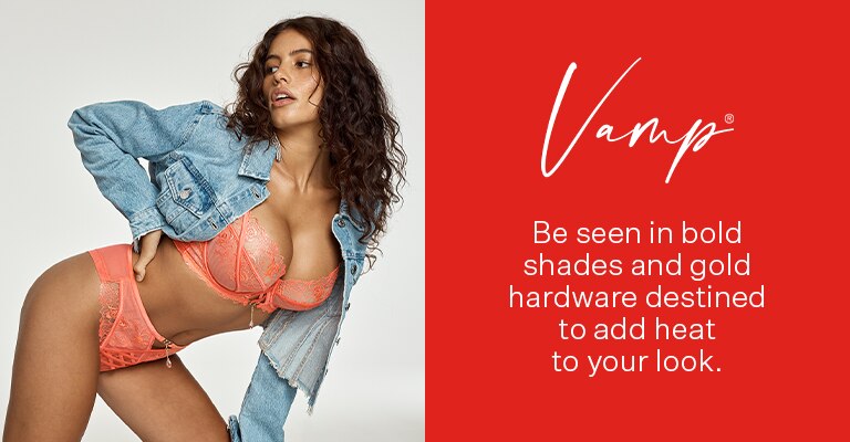 Vamp. Be seen in bold shades and gold hardware destined to add heat to your look.