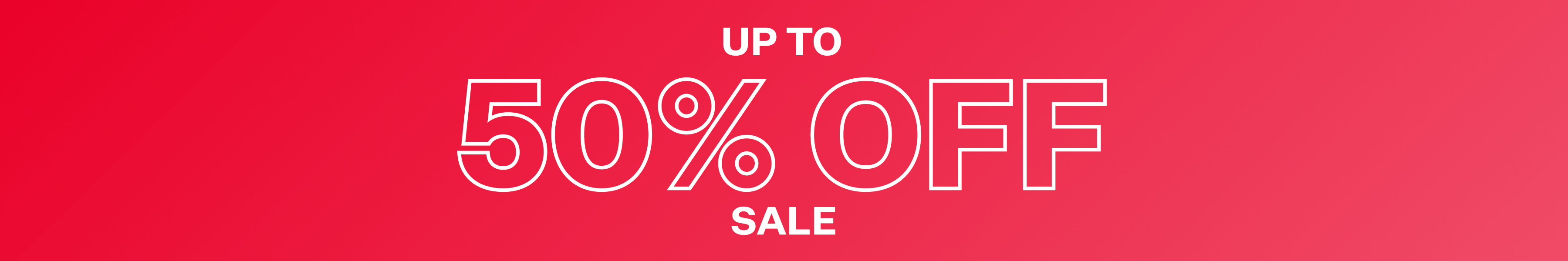 Up To 50% Off