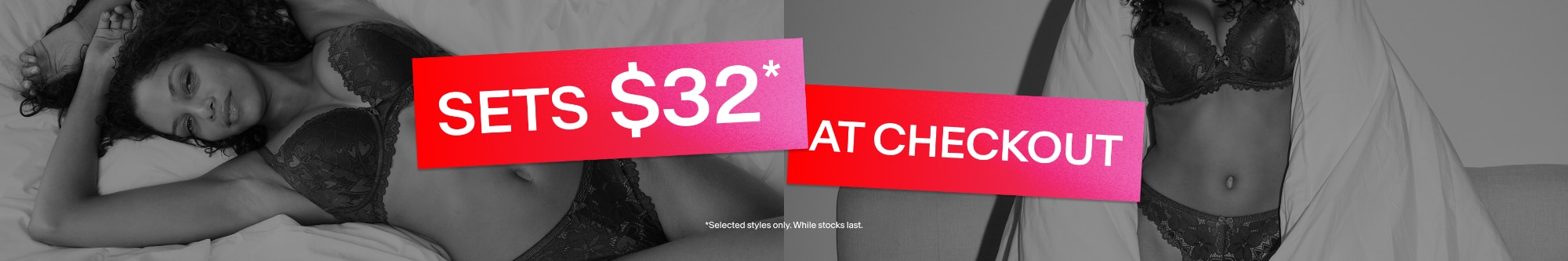 $40 Bra & Knicker Sets