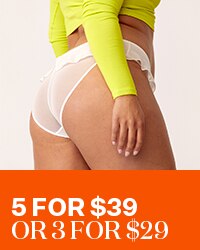 5 for $39 Panties